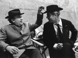 Fellini e Mastroianni